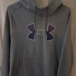 Under Armour Women’s Dark Gray Hoodie with Purple